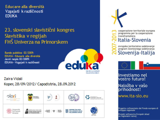Presentazione del progetto nell\'ambito del \'\'Slovenski slavistični kongres\'\' a Capodistria